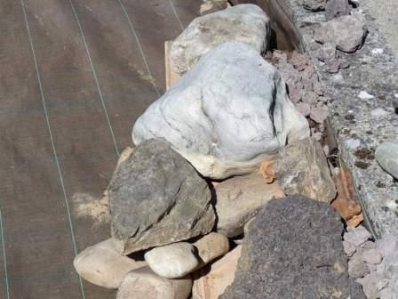 les pierres sont ajustées