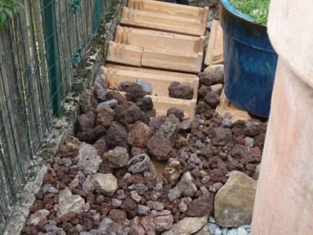 remplissage et finition de 'la source'