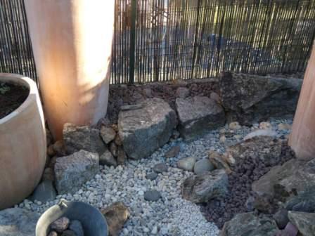 remplissage et finition de 'la source'