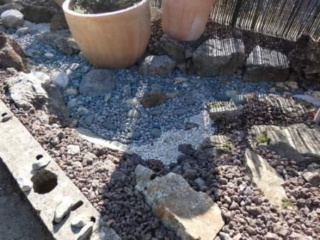 le cours d'eau se remplit