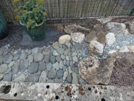 arrivée dans l'étang